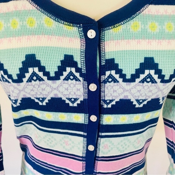 Victoria’s Secret Thermal Cotton Pajama Top with Long Sleeves Size XS - Picture 5 of 8